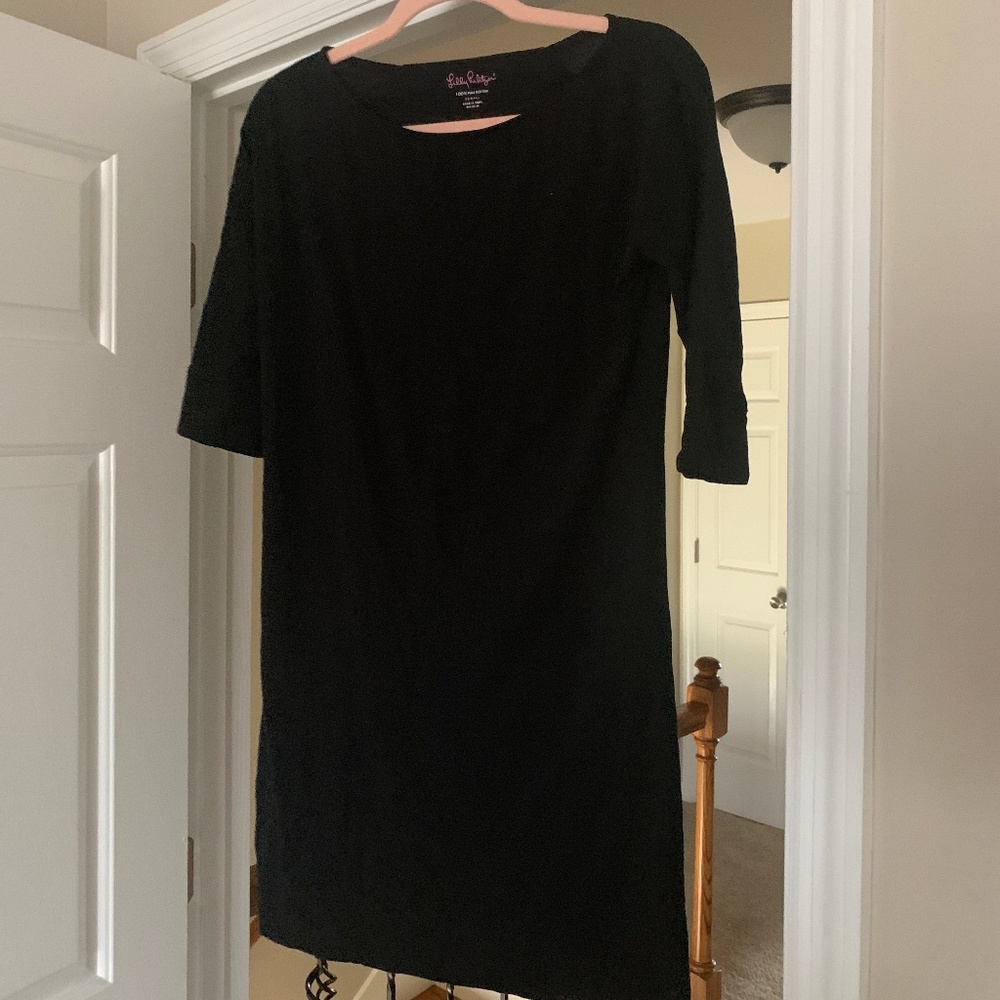 Lilly Pulitzer black dress xs